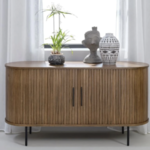 Alon Dressoir – B 140 cm – Smoked Eiken, By FonQ, Bruin